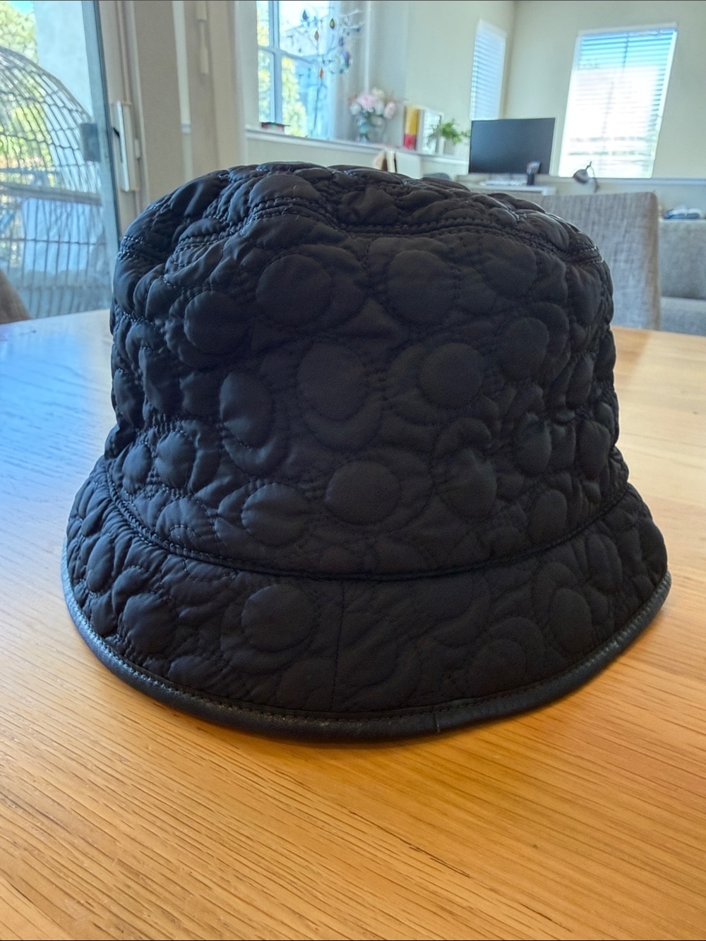 NWOT Y2K Coach Bucket Hat - Black Size M/L